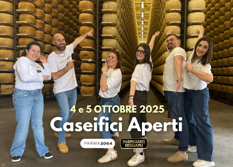 Caseifici Aperti: il 4 e 5 OTTOBRE al caseificio Parma2064